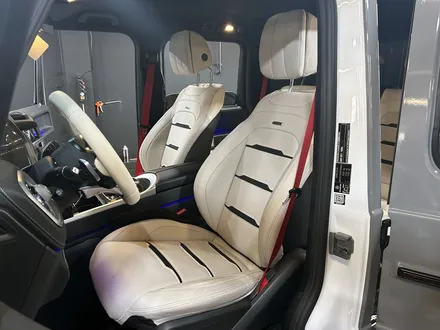 벤츠 G63 AMG 순정 베이지 시트 교체 작업 지바겐.