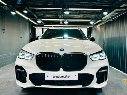 BMW G05 X5 세륨그레이 안개등 커버.