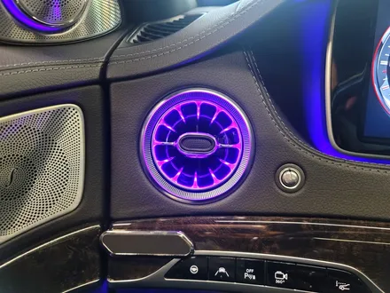 벤츠 W222 S클래스 1+2열 LED 터빈 송풍구 세트. 후석까지 완벽한 송풍구 엠비언트.