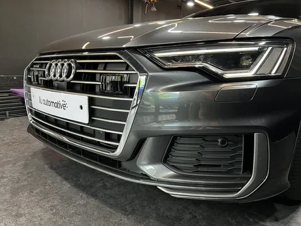 아우디 A6 C8 RS6 그릴 + 안개등 + 디퓨저 + 블랙팩 세트.