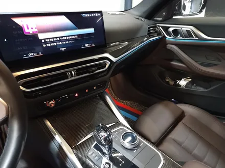 BMW i4 실내 카본 인테리어 + 리츠 광각미러 + 크리스탈 기어노브 세트.