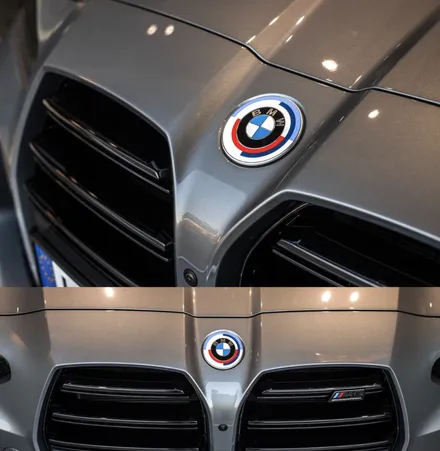 BMW 50주년 엠블럼 교체 패키지 순정부품.