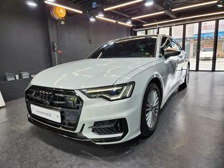 아우디 A6 크롬딜리트 블랙팩 랩핑 + 파츠 교체 세트.