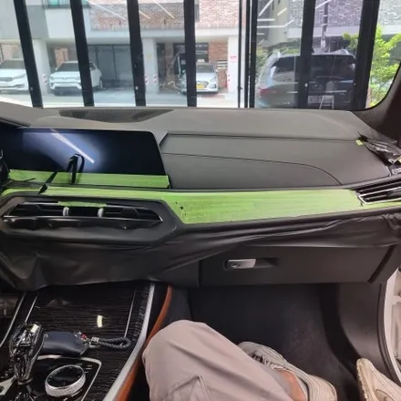 [은평랩핑] BMW X7 40D 3M 무광[매트] 블랙 실내랩핑 / 고양시 덕양구 신원동