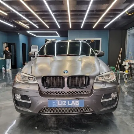 [서울랩핑] BMW X6 (E71) 3M 사틴다크그레이 부분랩핑 재시공 / 고양시 덕양구 신원동