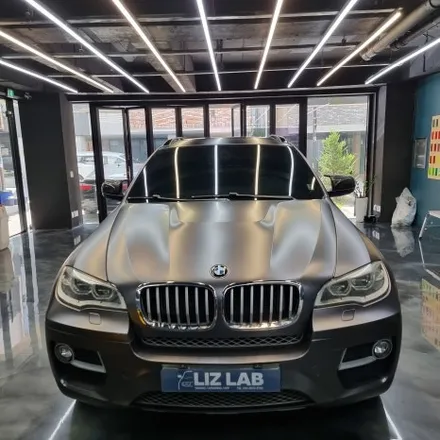 [고양랩핑] BMW X6 E71 3M 사틴 블랙, 사틴 다크 그레이 부분랩핑 / 고양시 덕양구 신원동