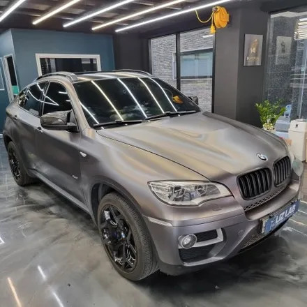[서울랩핑] BMW X6 (E71) 3M 사틴다크그레이 부분랩핑 재시공 / 고양시 덕양구 신원동