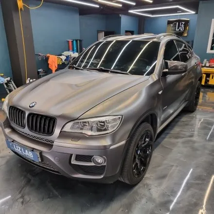 [서울랩핑] BMW X6 (E71) 3M 사틴다크그레이 부분랩핑 재시공 / 고양시 덕양구 신원동