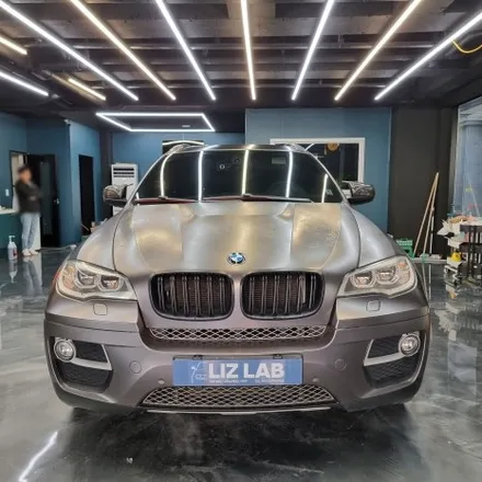 [서울랩핑] BMW X6 (E71) 3M 사틴다크그레이 부분랩핑 재시공 / 고양시 덕양구 신원동