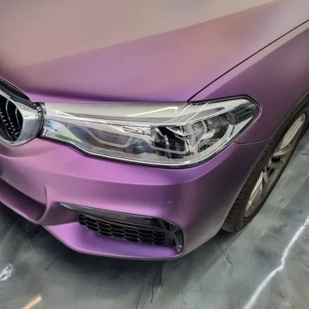[고양랩핑] BMW 530I AEPFILM 매트 메탈릭 퍼플 전체랩핑 / 고양시 덕양구 신원동