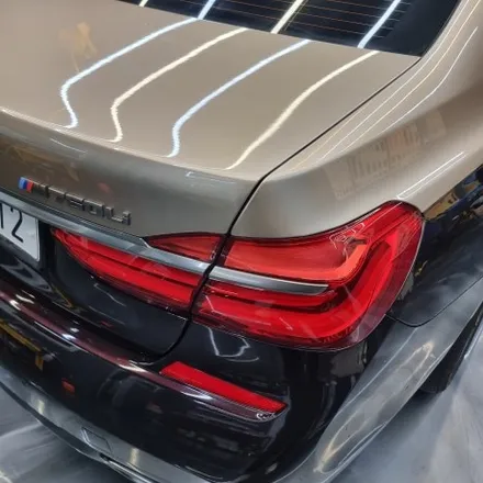 [신원동랩핑] BMW M760LI AEP필름 샴페인골드 & 로즈블랙 듀오톤 전체랩핑 / 고양시 덕양구 신원동