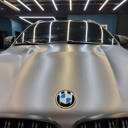 [서울랩핑] BMW X6 (E71) 3M 사틴다크그레이 부분랩핑 재시공 / 고양시 덕양구 신원동