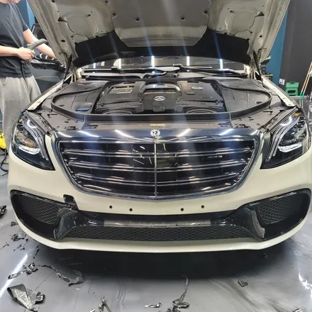 [일산랩핑] 메르세데스 벤츠 S63 AMG 전체랩핑 제거 / 고양시 덕양구 신원동
