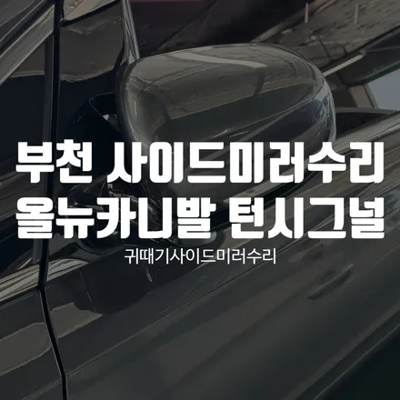 부천 사이드미러수리 올뉴카니발 턴시그널 파손 당일 복구 / 경기 파주