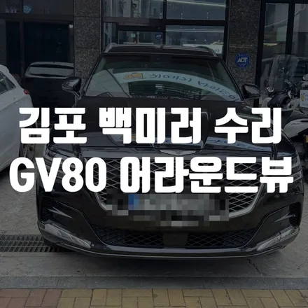 김포 백미러 수리 GV80 어라운드뷰 고장 수리 작업 당일수리 / 경기 파주