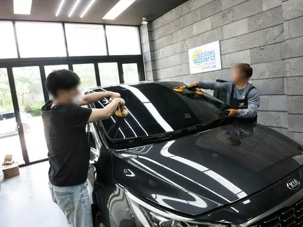 수원 자동차 전면유리 교체 썬팅 시공 한번에~