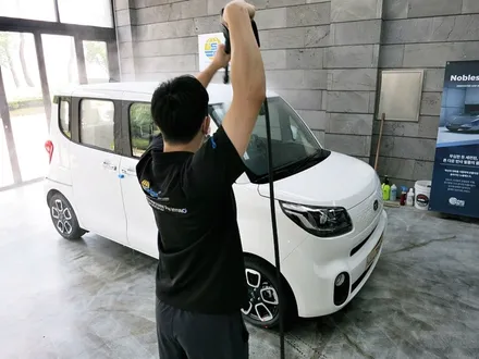 수원 신차패키지 기아 레이 슈프림 필름으로 신차완성