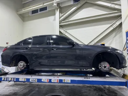 [인천 바쿠 휠 마스터] BMW 블랙유광 도색 및 머플러 도색 / 인천 서구, 부평, 부천