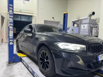 [인천 바쿠 휠 마스터] BMW 블랙유광 도색 및 머플러 도색 / 인천 서구, 부평, 부천