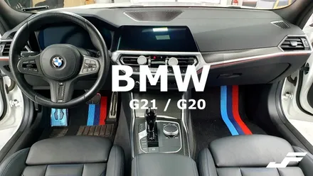 BMW G20/G21 웨건 실내카본랩핑[#화성랩핑#동탄랩핑#진팩토리#오산랩핑#3시리즈투어링#3시리즈실내랩핑#BMW실내카본랩핑#BMW랩핑#실내랩핑] / 화성 동탄
