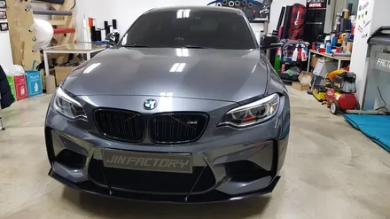 BMW F87 M2 에어로파츠 풀셋트 장착[#BMWM2#M2프론트립#F87프론트립#M2사이드립#M2파츠#M2튜닝#M2바디킷] / 화성 동탄