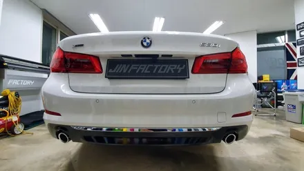 BMW G30 530i 디퓨저랩핑+사이드데칼[#화성랩핑#동탄랩핑#수원랩핑#진팩토리#BMW사이드데칼#BMW포인트랩핑#G30디퓨저랩핑] / 화성 동탄