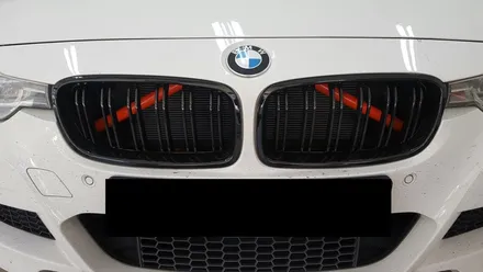 BMW F30 3시리즈 루프스킨+그릴보강바랩핑[수원랩핑+동탄랩핑+진팩토리+BMW3시리즈+F30루프스킨+BMW루프스킨+보강바랩핑] / 화성 동탄