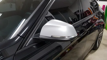 BMW F30 3시리즈 사이드미러랩핑[수원랩핑+동탄랩핑+진팩토리+BMW사이드미러랩핑+F30사이드미러커버+3시리즈사이드미러랩핑] / 화성 동탄
