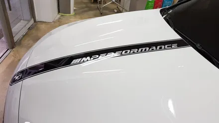 BMW F10 5시리즈 본넷데칼+스플리터랩핑[수원랩핑+동탄랩핑+진팩토리+BMW5시리즈+F10스플리터랩핑+BMW스플리터+BMW포인트랩핑] / 화성 동탄