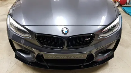 BMW F87 M2 에어로파츠 풀셋트 장착[#BMWM2#M2프론트립#F87프론트립#M2사이드립#M2파츠#M2튜닝#M2바디킷] / 화성 동탄