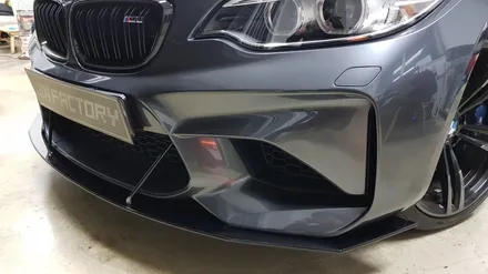 BMW F87 M2 에어로파츠 장착 [#화성랩핑#동탄랩핑#수원랩핑#진팩토리#BMW파츠#BMW프론트립#BMW에어로파츠#튜닝파츠#M2프론트립#M2사이드립] / 화성 동탄