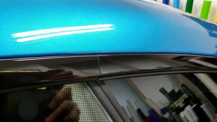 BMW 4시리즈 그란쿠페 유리몰딩 크롬랩핑[#화성랩핑#동탄랩핑#수원랩핑#진팩토리#BMW크롬몰딩랩핑#유리몰딩랩핑#4시리즈포인트랩핑] / 화성 동탄