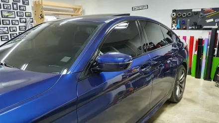 BMW G30 5시리즈 유리몰딩랩핑+그릴랩핑[#화성랩핑#동탄랩핑#수원랩핑#진팩토리#G30유리몰딩#G30그릴랩핑#크롬죽이기] / 화성 남여울