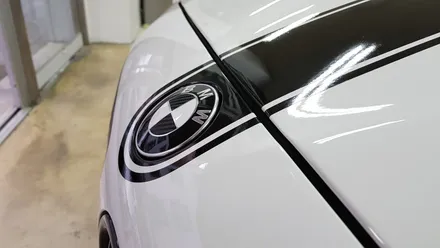 BMW F10 5시리즈 본넷데칼+스플리터랩핑[수원랩핑+동탄랩핑+진팩토리+BMW5시리즈+F10스플리터랩핑+BMW스플리터+BMW포인트랩핑] / 화성 동탄