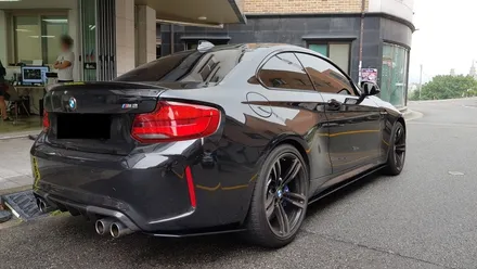 BMW F87 M2 커스텀 에어로파스 장착[#화성랩핑#동탄랩핑#수원랩핑#진팩토리#F87M2#M2바디킷#M2에어로파츠#M2프론트립#M2사이드립] / 화성 동탄