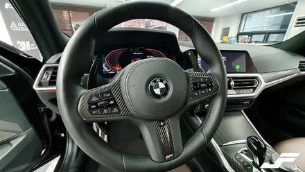 BMW G20 340i 실내카본랩핑[#화성랩핑#오산랩핑#동탄랩핑#수원랩핑#진팩토리#BMW3시리즈#340I#BMW실내카본랩핑] / 화성 남여울