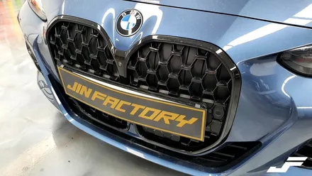 BMW G22 4시리즈 그릴랩핑+디퓨져랩핑[#화성랩핑#오산랩핑#동탄랩핑#진팩토리#BMWG22#신형4시리즈#BMW그릴랩핑#포인트랩핑] / 화성 남여울