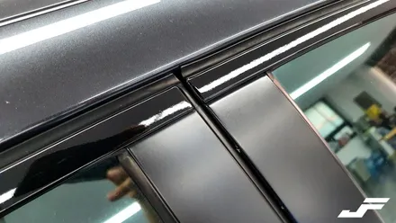 BMW F10 5시리즈 백화현상 크롬몰딩 랩핑[#화성랩핑#오산랩핑#수원랩핑#진팩토리#BMW크롬딜리트#BMW랩핑#크롬죽이기#F10유리몰딩랩핑] / 화성 남여울