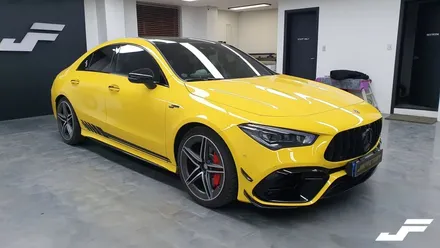 벤츠 CLA45S AMG 사이드데칼 [#화성랩핑#오산랩핑#동탄랩핑#진팩토리#벤츠랩핑#벤츠사이드데칼#AMG데칼#CLA45SAMG] / 화성 동탄