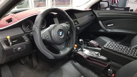BMW E60 5시리즈 실내카본랩핑[#화성랩핑#동탄랩핑#수원랩핑#진팩토리#BMW실내랩핑#E60실내카본랩핑#BMW카본랩핑#5시리즈실내랩핑 / 화성 동탄