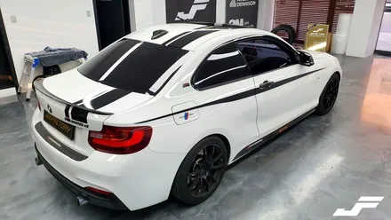 BMW 2시리즈 포인트데칼[#화성랩핑#오산랩핑#동탄랩핑#진팩토리#BMW데칼#M퍼포먼스데칼#BMW튜닝#2시리즈#포인트랩핑] / 화성 남여울