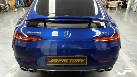 벤츠 GT43 AMG 사이드데칼+포인트드레스업 랩핑[#화성랩핑#오산랩핑#동탄랩핑#수원랩핑#진팩토리#벤츠GT43AMG#벤츠랩핑#벤츠데칼#사이드데칼#] / 화성 동탄