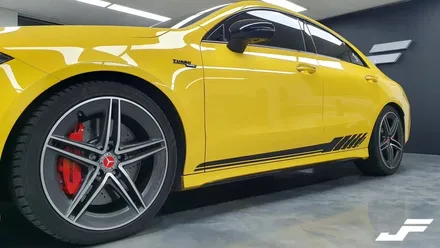 벤츠 CLA45S AMG 사이드데칼 [#화성랩핑#오산랩핑#동탄랩핑#진팩토리#벤츠랩핑#벤츠사이드데칼#AMG데칼#CLA45SAMG] / 화성 동탄