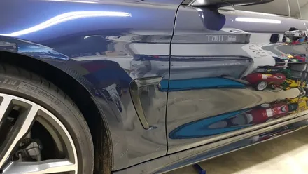 BMW F32 4시리즈 크롬몰딩랩핑[수원랩핑+동탄랩핑+진팩토리+BMW랩핑+크롬죽이기+4시리즈크롬랩핑+크롬몰딩랩핑] / 화성 동탄