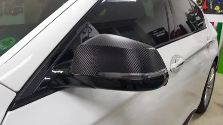 BMW 5시리즈 스플리터+사이드데칼+사이드미러랩핑[수원랩핑+동탄랩핑+진팩토리+BMW5시리즈랩핑+F10사이드데칼+F10사이드미러랩핑+F10스플리터랩핑] / 화성 동탄