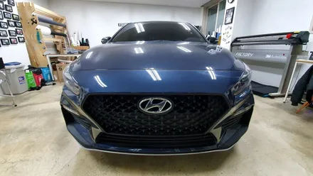 현대 i30 그릴 포인트랩핑[#화성랩핑#동탄랩핑#수원랩핑#진팩토리#i30그릴랩핑#포인트랩핑] / 화성 동탄