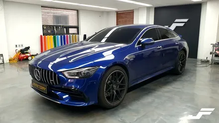 벤츠 GT43 AMG 사이드데칼+포인트드레스업 랩핑[#화성랩핑#오산랩핑#동탄랩핑#수원랩핑#진팩토리#벤츠GT43AMG#벤츠랩핑#벤츠데칼#사이드데칼#] / 화성 동탄