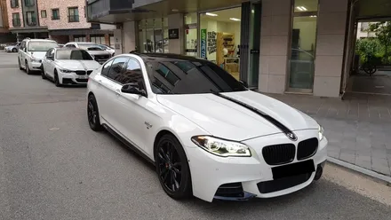 BMW F10 5시리즈 본넷데칼+스플리터랩핑[수원랩핑+동탄랩핑+진팩토리+BMW5시리즈+F10스플리터랩핑+BMW스플리터+BMW포인트랩핑] / 화성 동탄