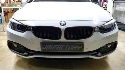 BMW F32 4시리즈 크롬몰딩랩핑+사이드미러랩핑[화성랩핑+수원랩핑+동탄랩핑+오산랩핑+진팩토리+BMW4시리즈+BMW크롬몰딩랩핑+BMW사이드미러랩핑] / 화성 동탄