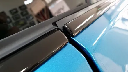BMW 4시리즈 그란쿠페 유리몰딩 크롬랩핑[#화성랩핑#동탄랩핑#수원랩핑#진팩토리#BMW크롬몰딩랩핑#유리몰딩랩핑#4시리즈포인트랩핑] / 화성 동탄